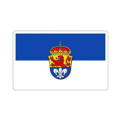Flag of Darmstadt Germany STICKER Vinyl Die-Cut Decal 4 Inch - The Sticker Space