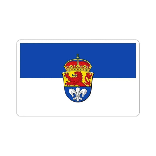 Flag of Darmstadt Germany STICKER Vinyl Die-Cut Decal 6 Inch - The Sticker Space