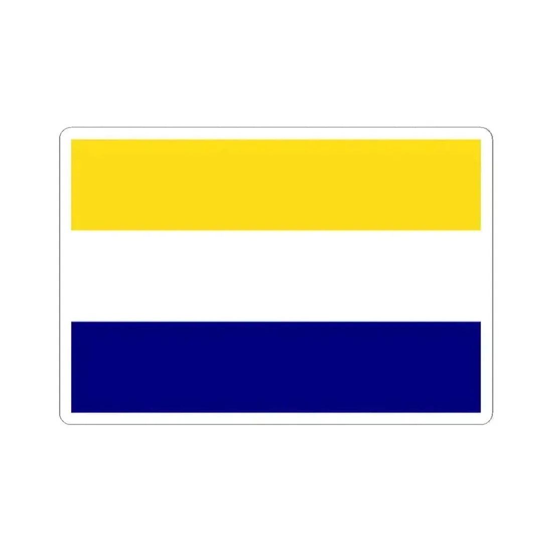 Flag of Daule (Ecuador) STICKER Vinyl Kiss-Cut Decal 2 Inch White - The Sticker Space