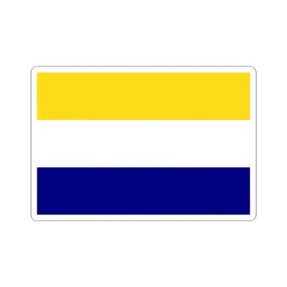 Flag of Daule (Ecuador) STICKER Vinyl Kiss-Cut Decal 3 Inch White - The Sticker Space