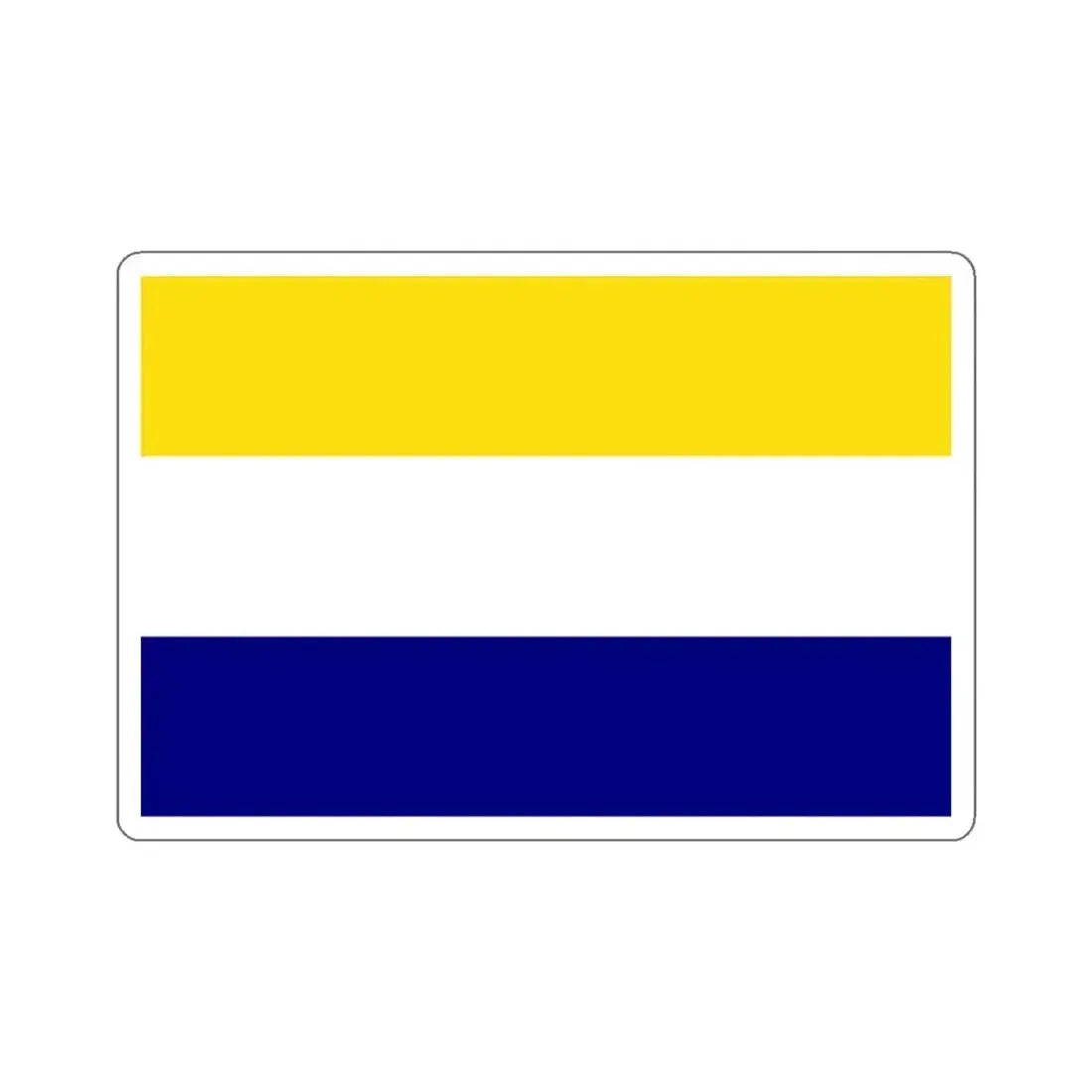Flag of Daule Ecuador - STICKER Vinyl Kiss-Cut Decal 4 Inch White - The Sticker Space
