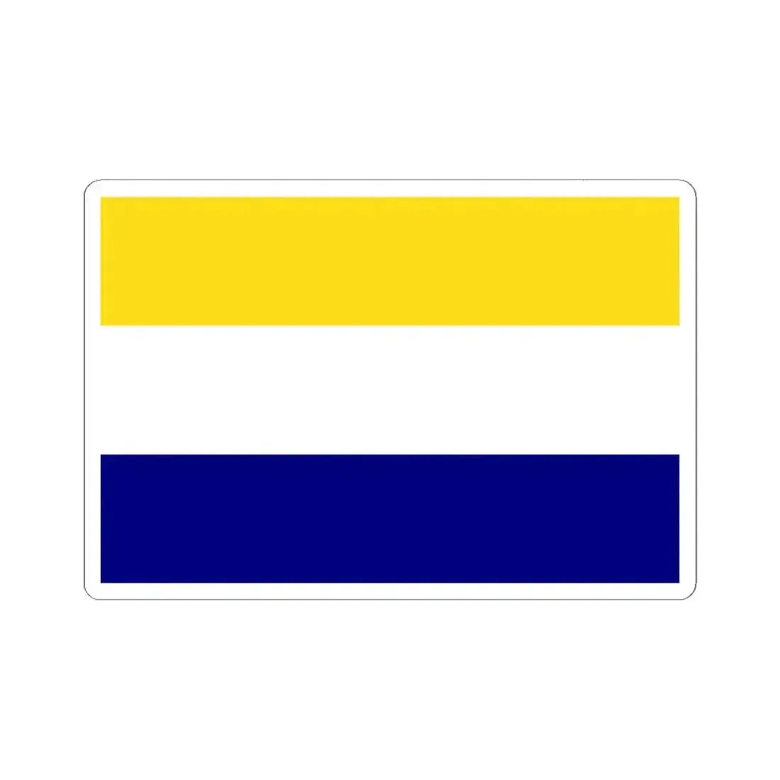 Flag of Daule (Ecuador) STICKER Vinyl Kiss-Cut Decal 6 Inch White - The Sticker Space
