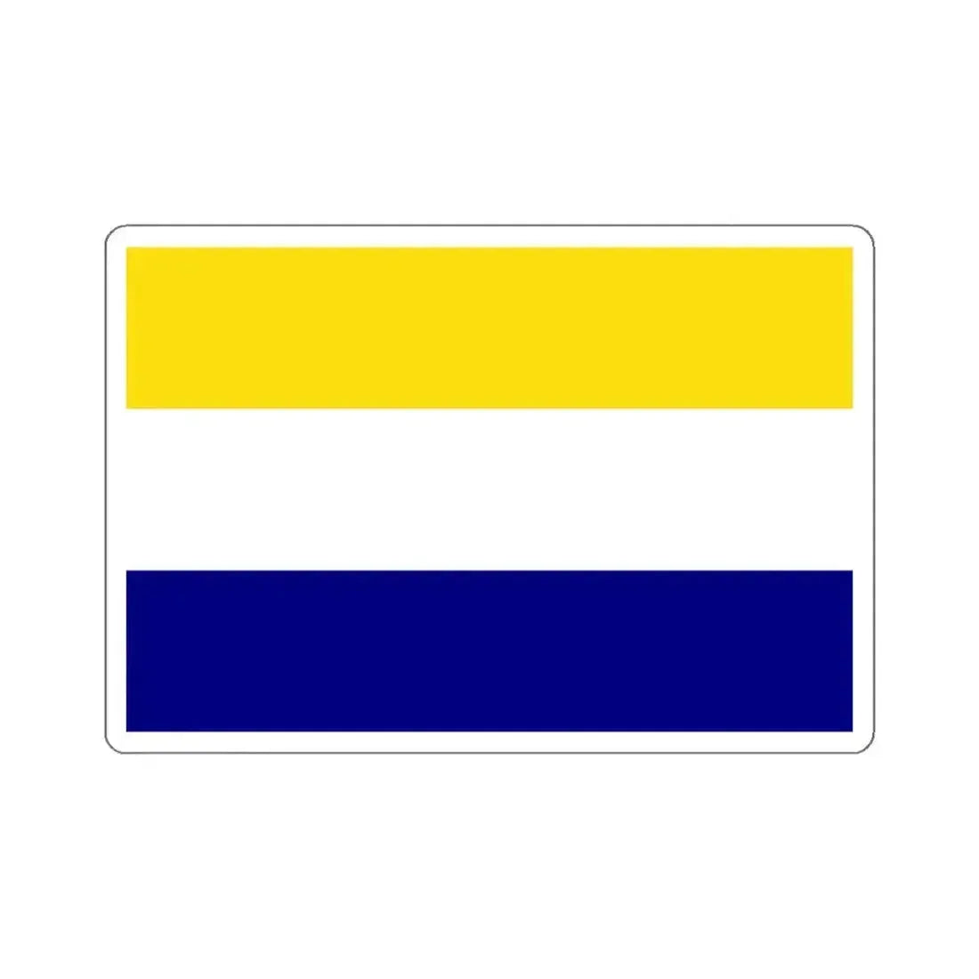 Flag of Daule Ecuador - STICKER Vinyl Kiss-Cut Decal 6 Inch White - The Sticker Space