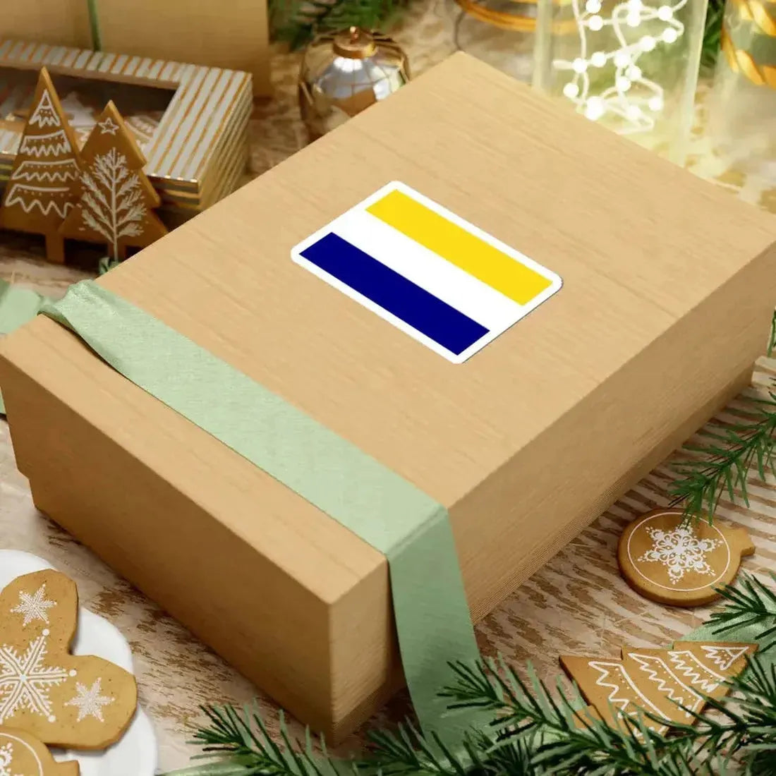 Flag of Daule (Ecuador) STICKER Vinyl Kiss-Cut Decal - The Sticker Space