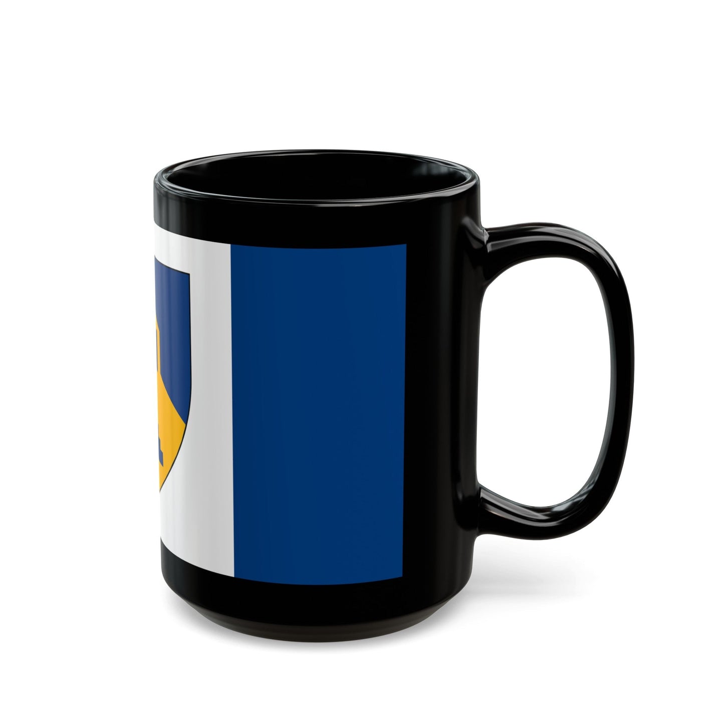 Flag of Dawson Creek British Columbia Canada - Black Coffee Mug-The Sticker Space