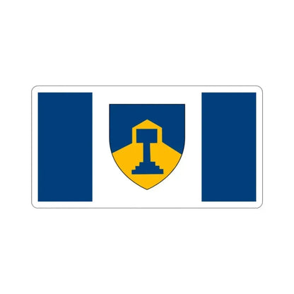 Flag of Dawson Creek British Columbia Canada STICKER Vinyl Die-Cut Decal 2 Inch - The Sticker Space