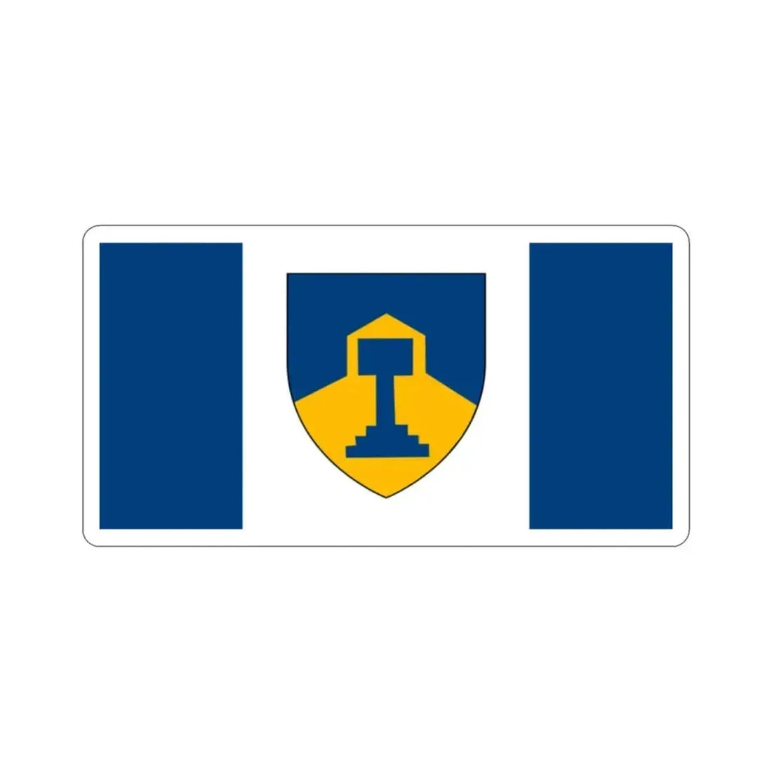 Flag of Dawson Creek British Columbia Canada STICKER Vinyl Die-Cut Decal 2 Inch - The Sticker Space