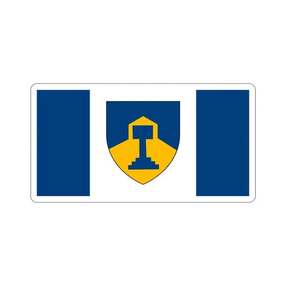 Flag of Dawson Creek British Columbia Canada STICKER Vinyl Die-Cut Decal 3 Inch - The Sticker Space