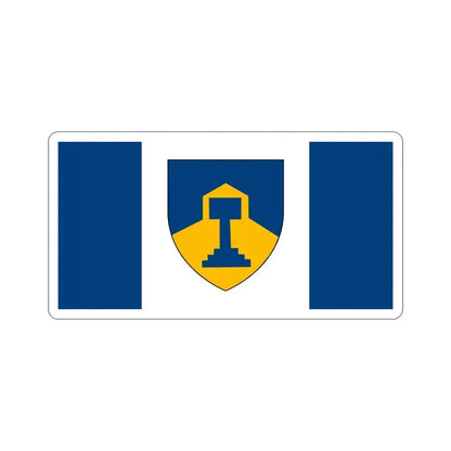 Flag of Dawson Creek British Columbia Canada STICKER Vinyl Die-Cut Decal 3 Inch - The Sticker Space