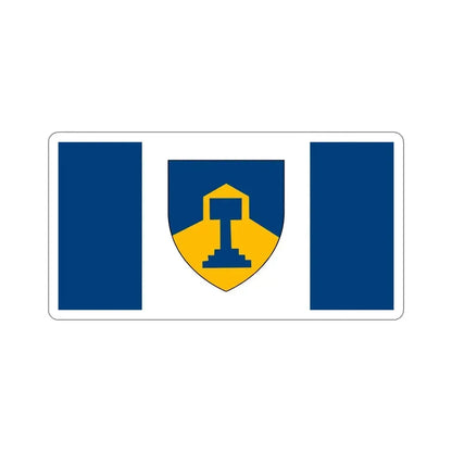 Flag of Dawson Creek British Columbia Canada STICKER Vinyl Die-Cut Decal 5 Inch - The Sticker Space