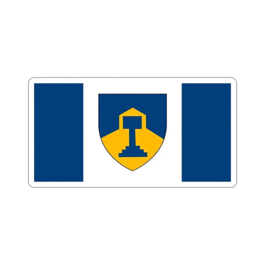 Flag of Dawson Creek British Columbia Canada STICKER Vinyl Die-Cut Decal 6 Inch - The Sticker Space