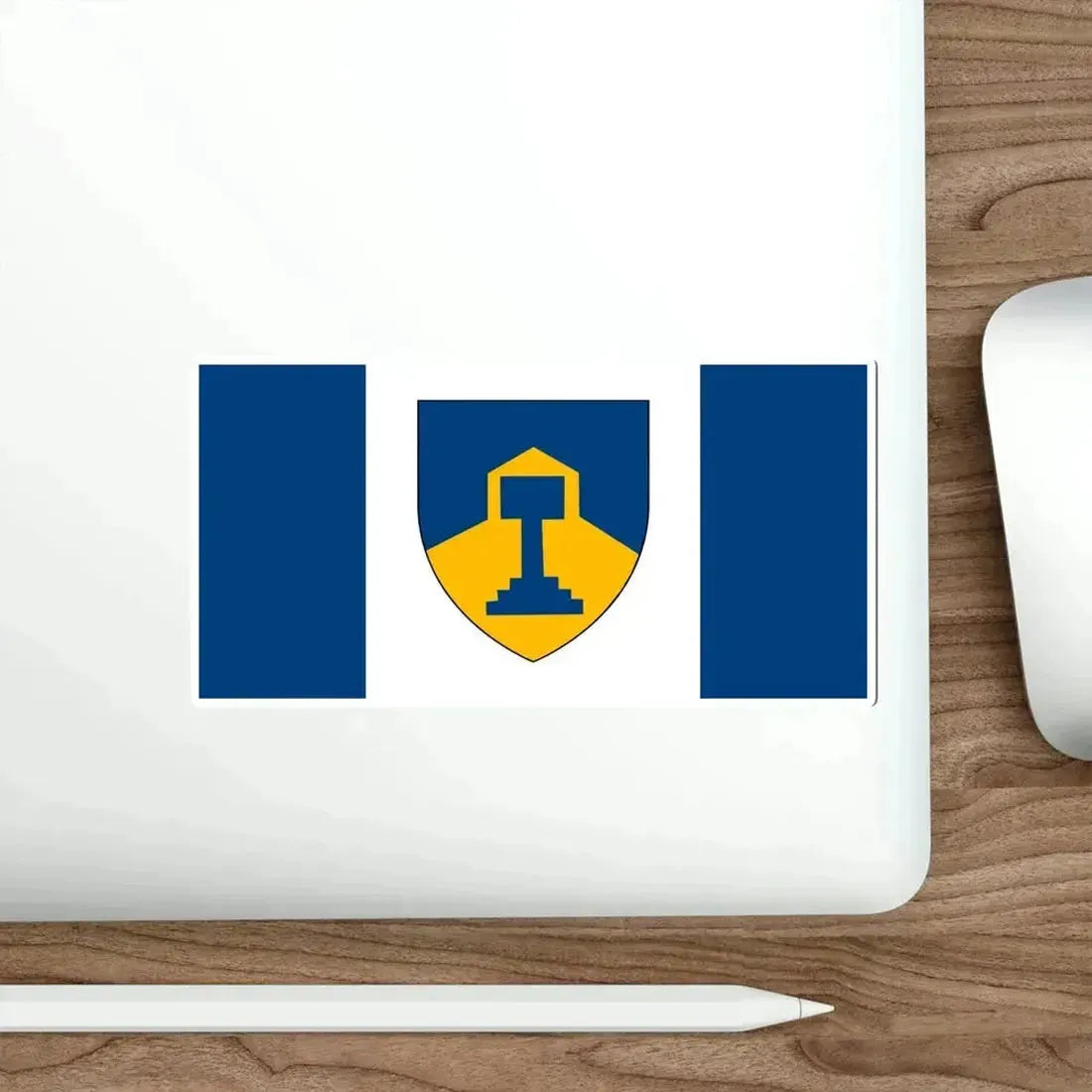 Flag of Dawson Creek British Columbia Canada STICKER Vinyl Die-Cut Decal - The Sticker Space