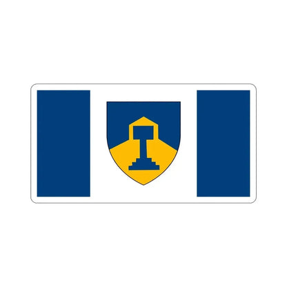 Flag of Dawson Creek British Columbia Canada STICKER Vinyl Die-Cut Decal - The Sticker Space