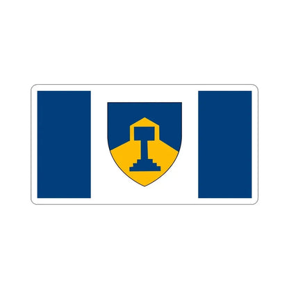 Flag of Dawson Creek British Columbia Canada STICKER Vinyl Die-Cut Decal - The Sticker Space