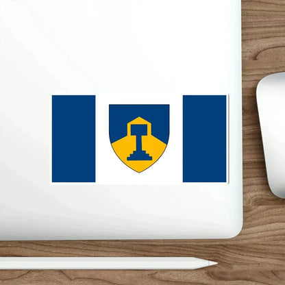 Flag of Dawson Creek British Columbia Canada STICKER Vinyl Die-Cut Decal - The Sticker Space