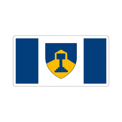 Flag of Dawson Creek British Columbia Canada STICKER Vinyl Die-Cut Decal - The Sticker Space