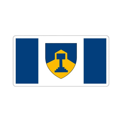 Flag of Dawson Creek British Columbia Canada STICKER Vinyl Die-Cut Decal - The Sticker Space