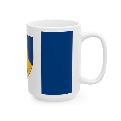 Flag of Dawson Creek British Columbia Canada - White Coffee Mug-The Sticker Space