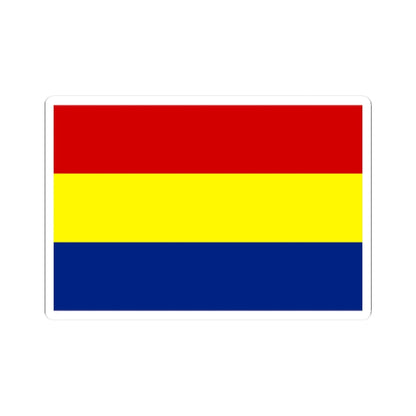 Flag of Dayak Besar (Indonesia) STICKER Vinyl Kiss-Cut Decal 2 Inch White - The Sticker Space