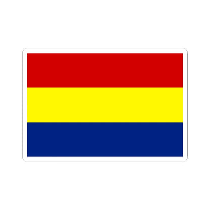 Flag of Dayak Besar (Indonesia) STICKER Vinyl Kiss-Cut Decal 4 Inch White - The Sticker Space