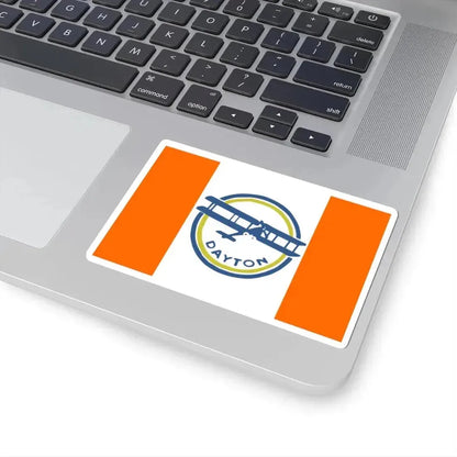 Flag of Dayton Ohio 1917-1958 (United States) STICKER Vinyl Kiss-Cut Decal - The Sticker Space