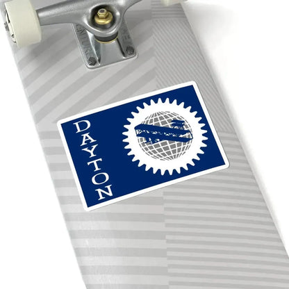 Flag of Dayton Ohio 1958-2021 (United States) STICKER Vinyl Kiss-Cut Decal - The Sticker Space