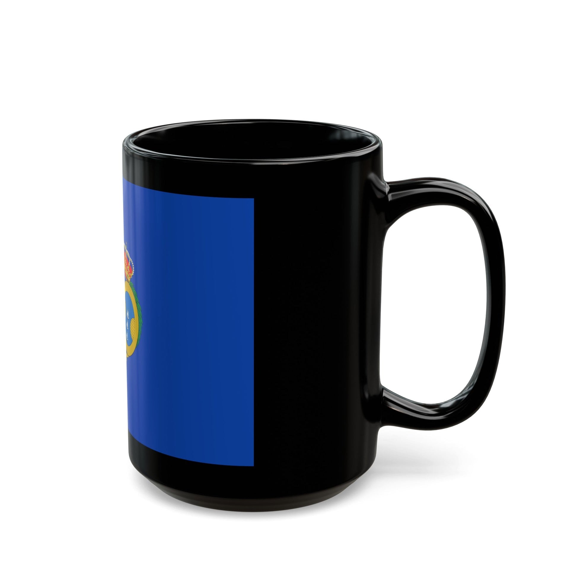 Flag of De Huelva Spain - Black Coffee Mug-The Sticker Space