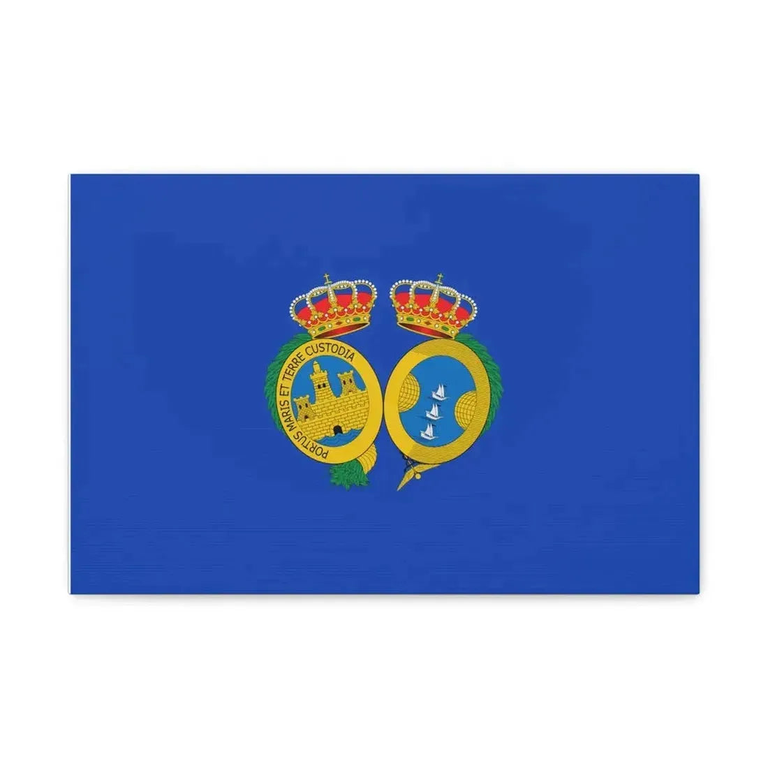 Flag of De Huelva Spain - Canvas Wall Art 18″ x 12″ 1.25" - The Sticker Space