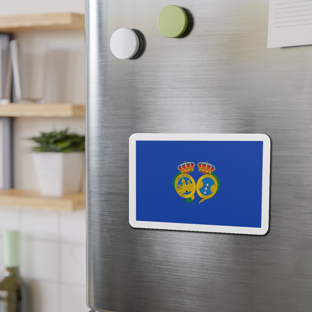 Flag of De Huelva Spain - Die-Cut Magnet-The Sticker Space