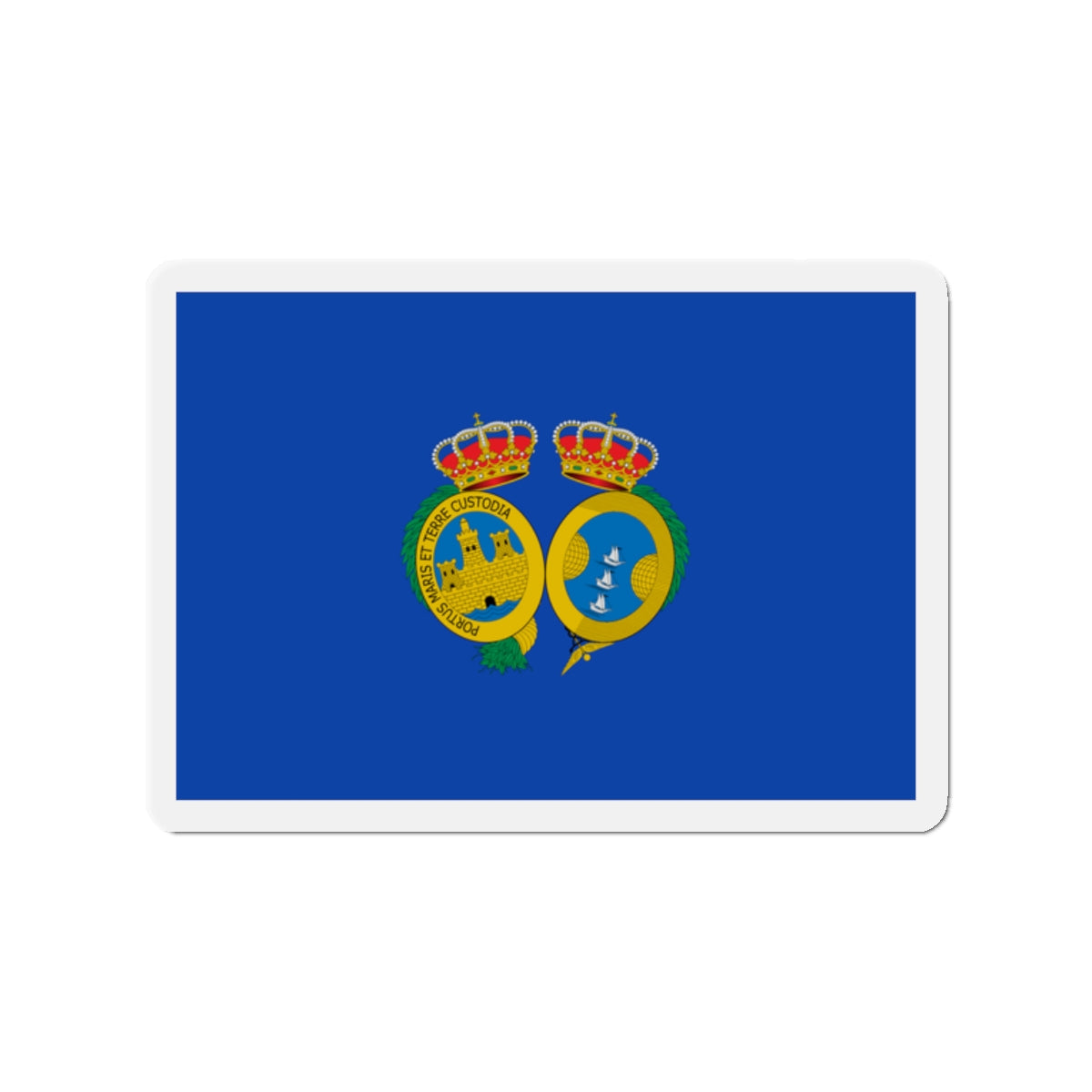 Flag of De Huelva Spain - Die-Cut Magnet-2" x 2"-The Sticker Space