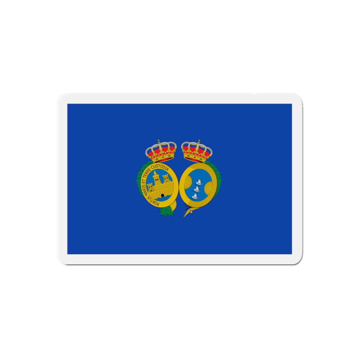 Flag of De Huelva Spain - Die-Cut Magnet-6 × 6"-The Sticker Space