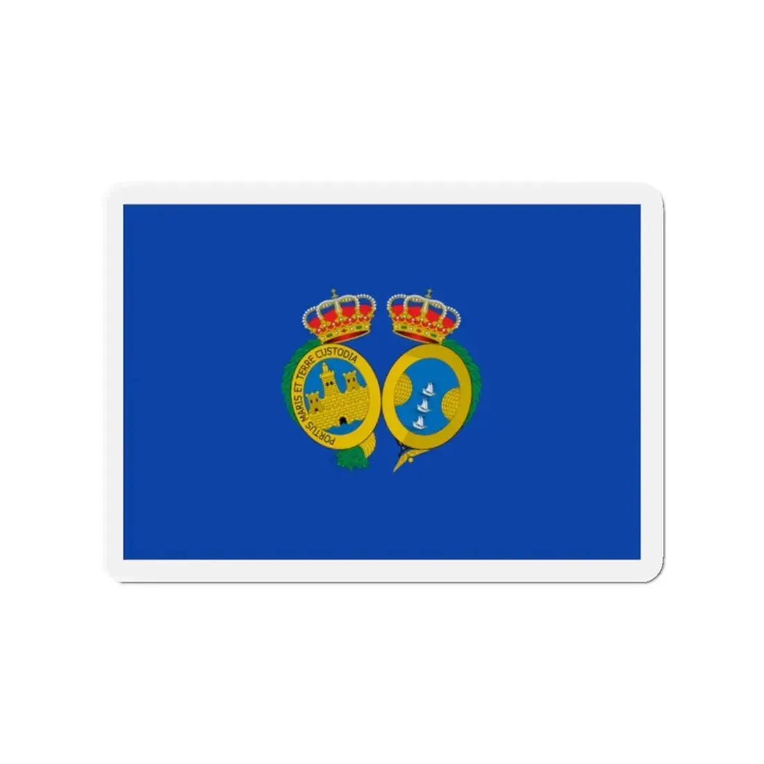 Flag of De Huelva Spain - Refrigerator Magnet 2 Inch - The Sticker Space