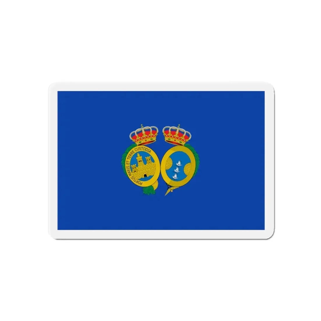 Flag of De Huelva Spain - Refrigerator Magnet 4 Inch - The Sticker Space