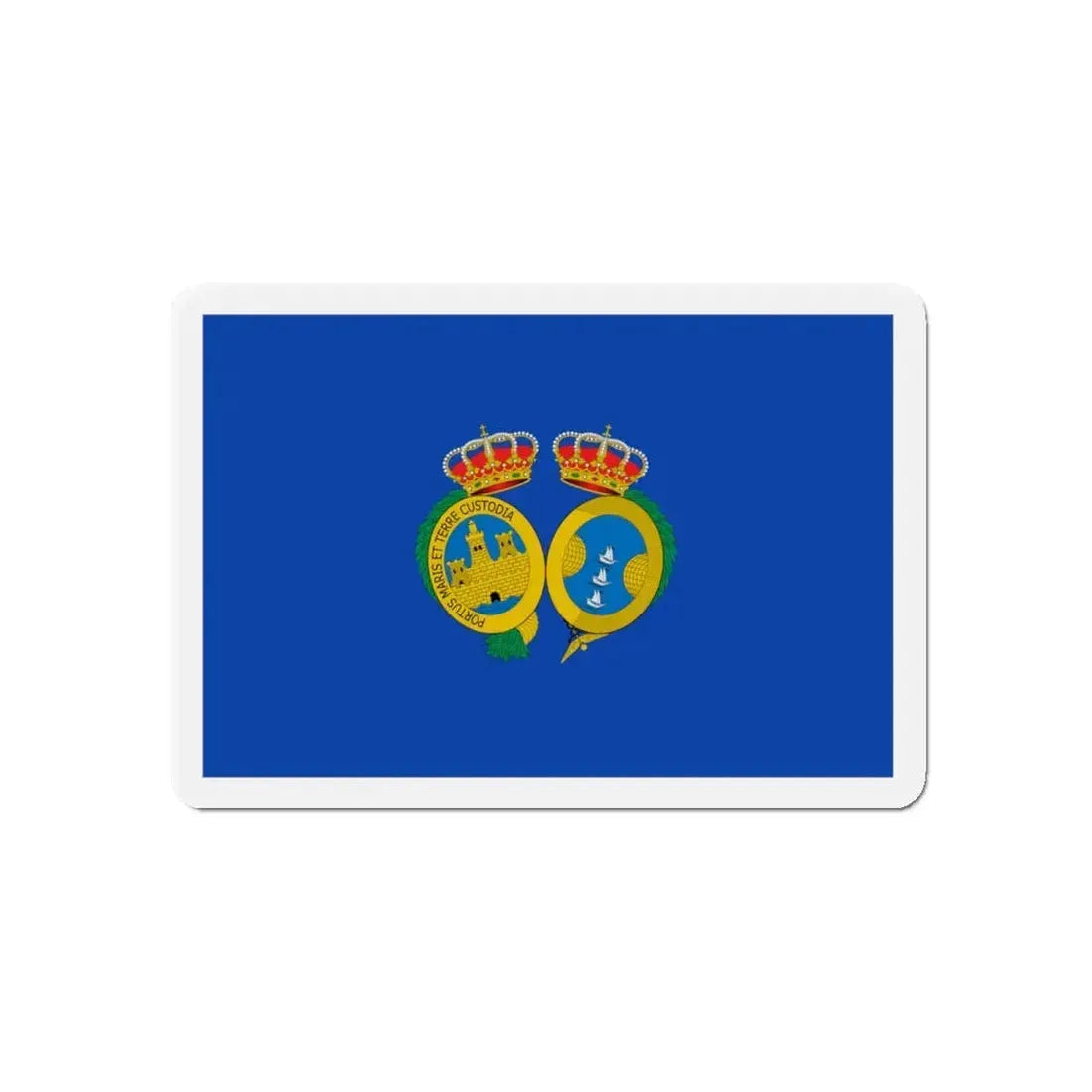 Flag of De Huelva Spain - Refrigerator Magnet 5 Inch - The Sticker Space