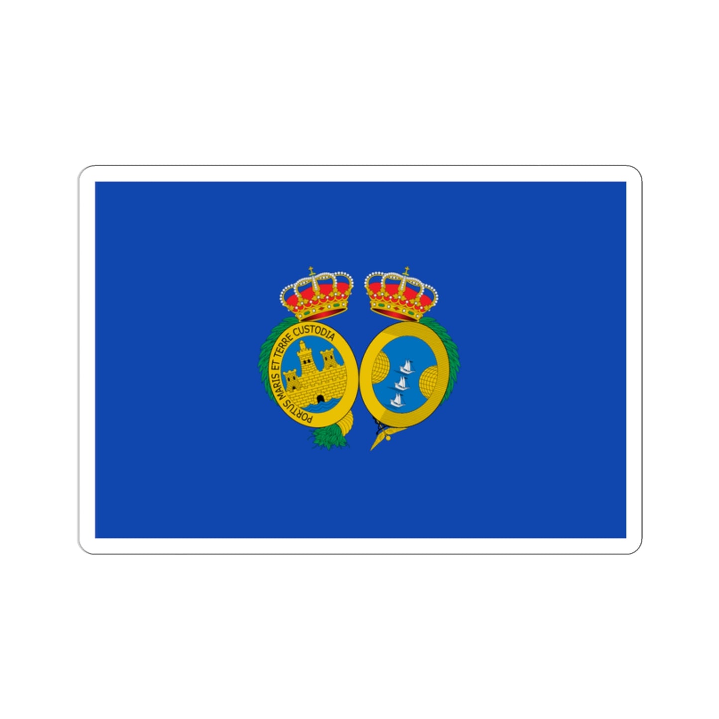 Flag of De Huelva Spain STICKER Vinyl Die-Cut Decal-2 Inch-The Sticker Space