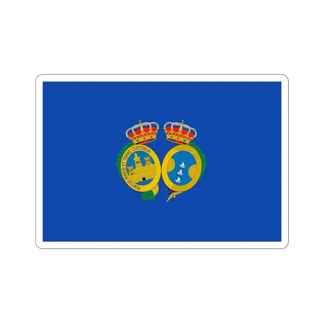 Flag of De Huelva Spain STICKER Vinyl Die-Cut Decal 5 Inch - The Sticker Space