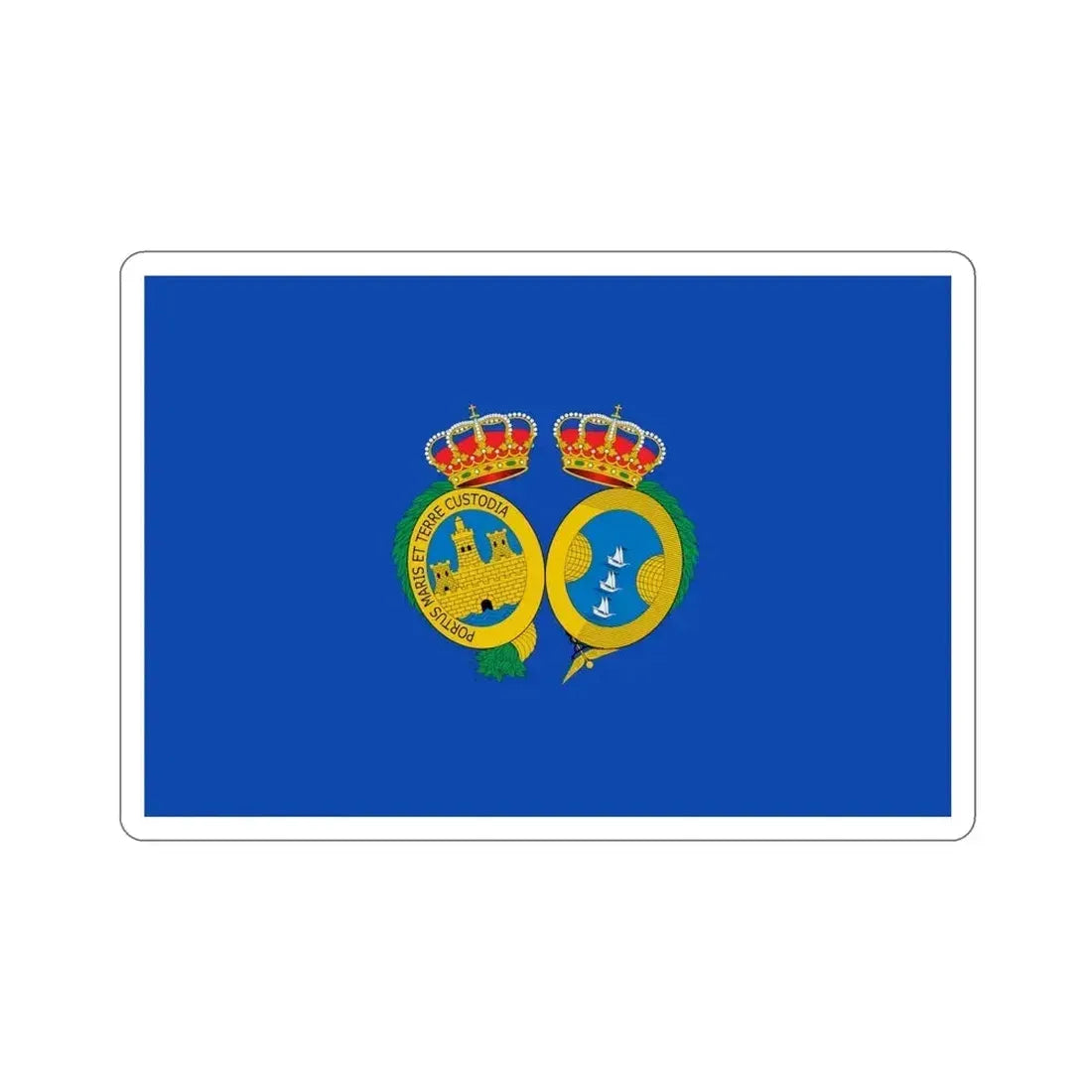 Flag of De Huelva Spain STICKER Vinyl Die-Cut Decal 6 Inch - The Sticker Space