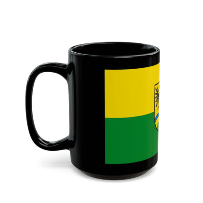 Flag of Deggendorf Germany - Black Coffee Mug-The Sticker Space