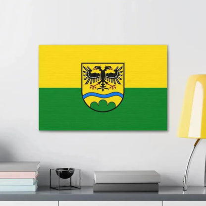 Flag of Deggendorf Germany - Canvas Wall Art - The Sticker Space