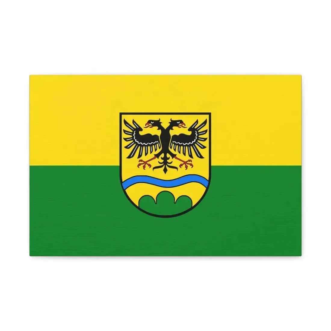 Flag of Deggendorf Germany - Canvas Wall Art - The Sticker Space