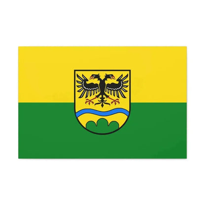 Flag of Deggendorf Germany - Canvas Wall Art - The Sticker Space