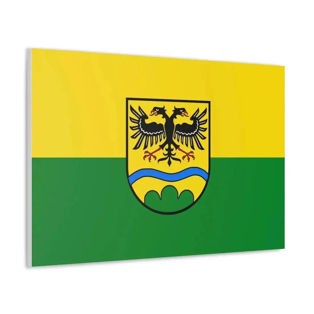 Flag of Deggendorf Germany - Canvas Wall Art - The Sticker Space