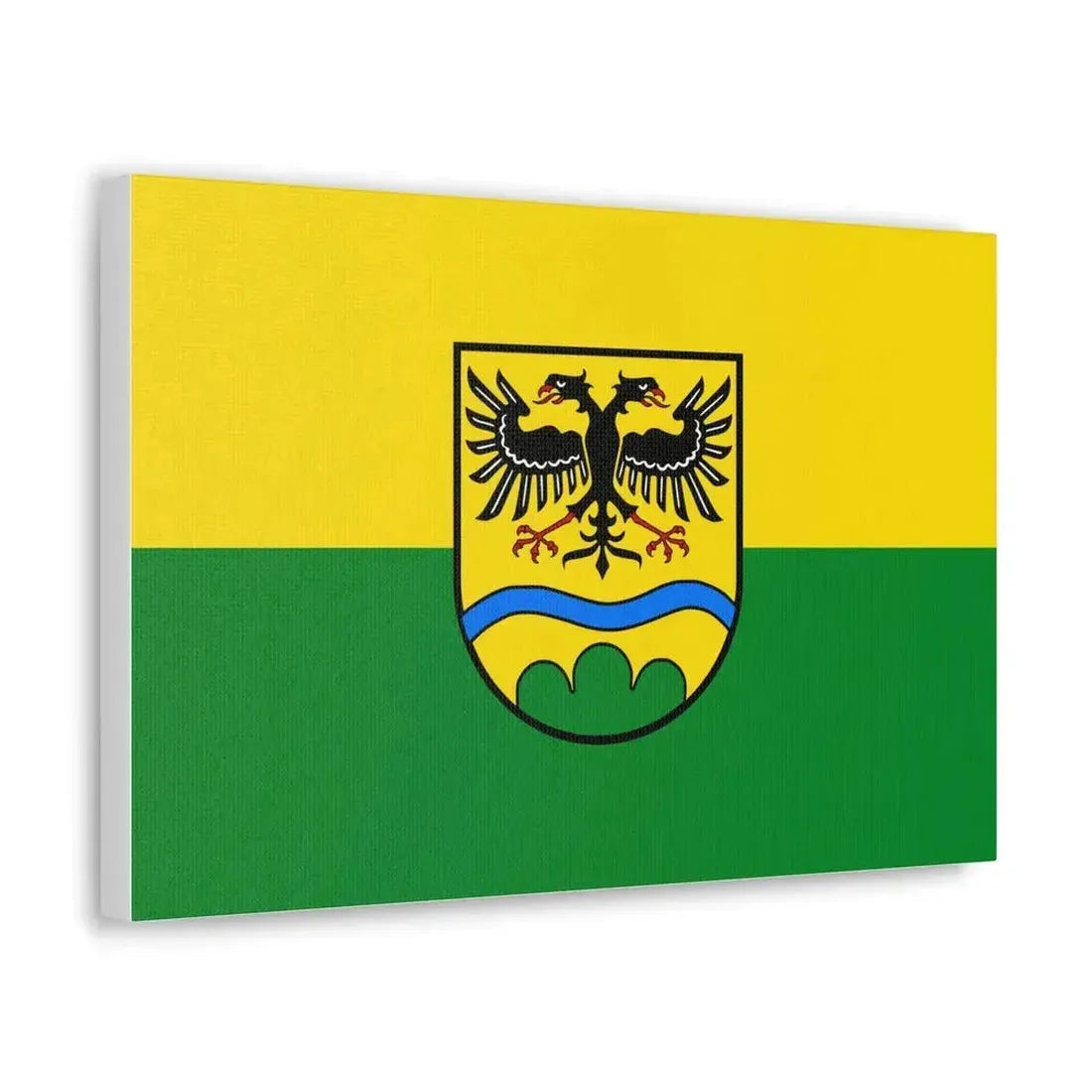 Flag of Deggendorf Germany - Canvas Wall Art - The Sticker Space