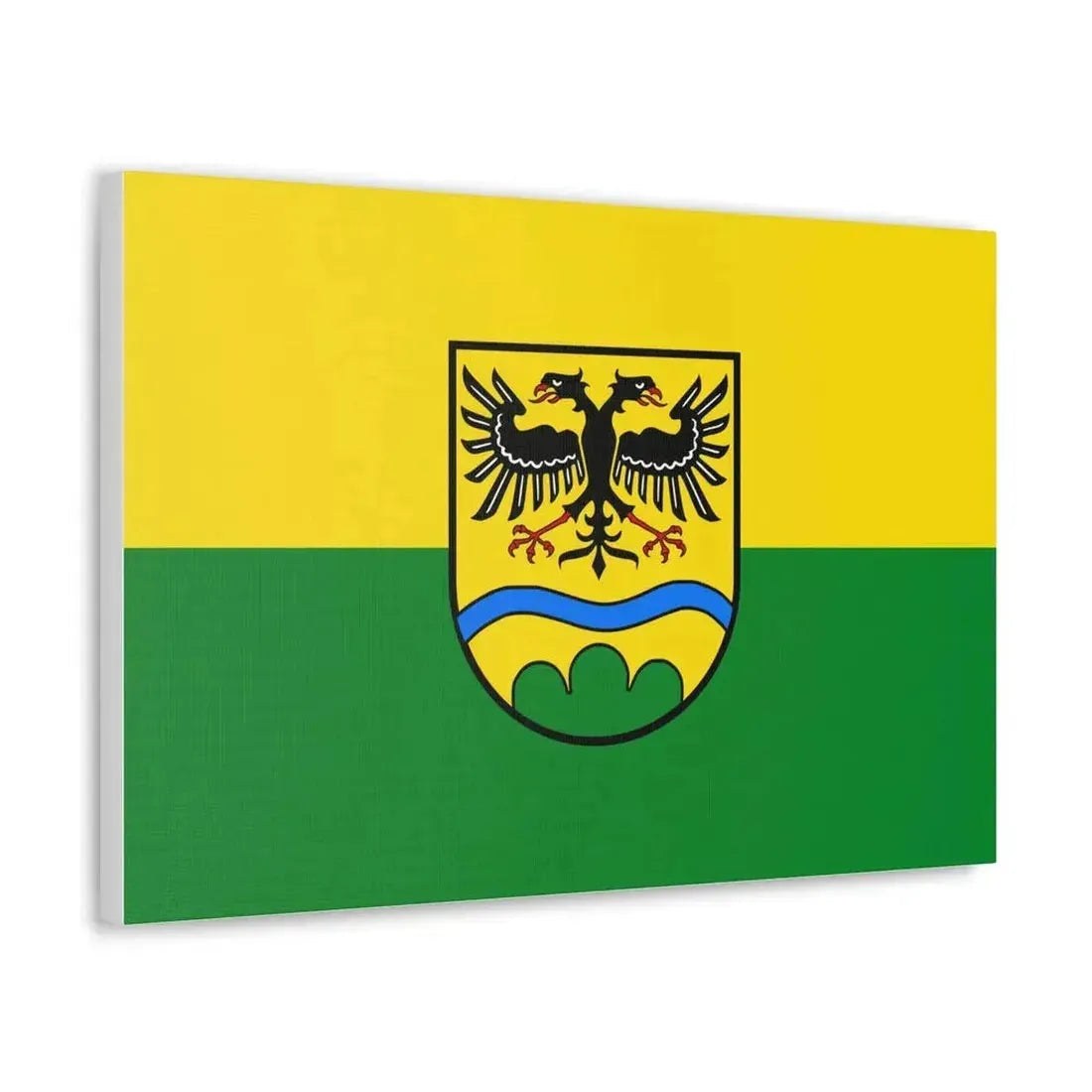 Flag of Deggendorf Germany - Canvas Wall Art - The Sticker Space