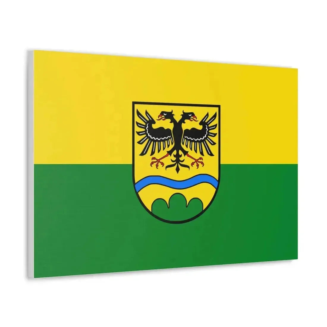 Flag of Deggendorf Germany - Canvas Wall Art - The Sticker Space