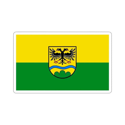 Flag of Deggendorf Germany STICKER Vinyl Die-Cut Decal 4 Inch - The Sticker Space