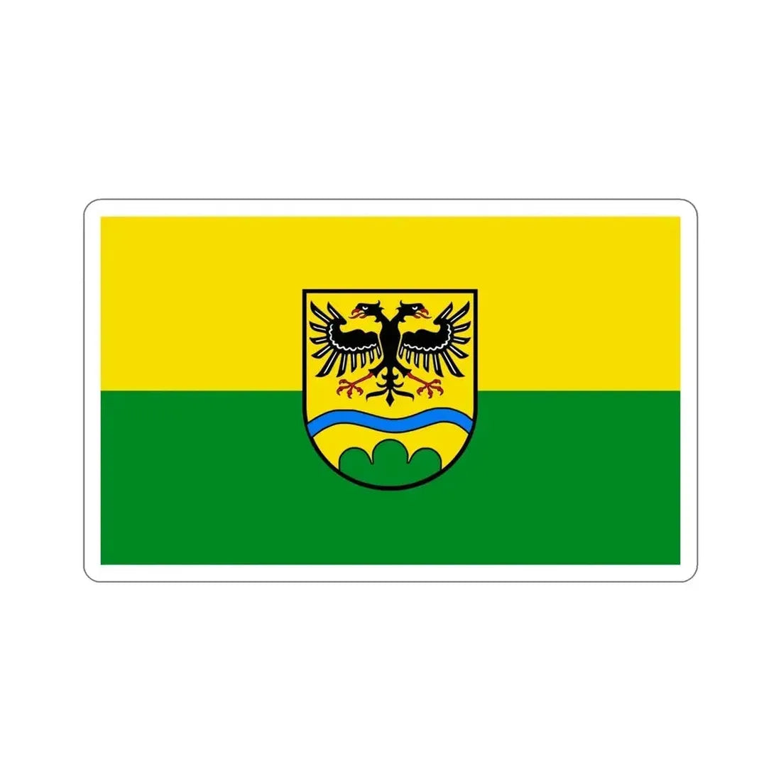 Flag of Deggendorf Germany STICKER Vinyl Die-Cut Decal - The Sticker Space