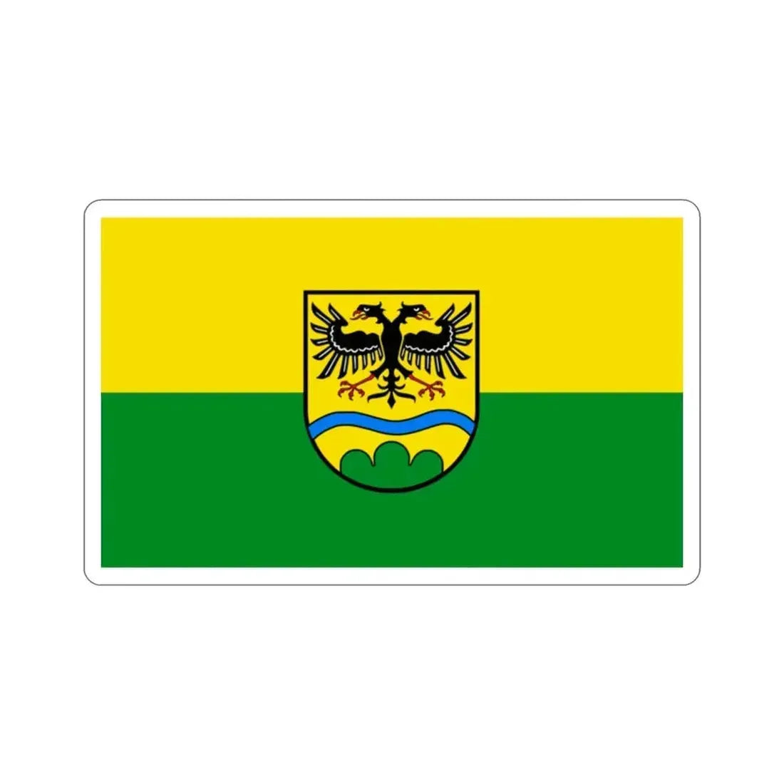 Flag of Deggendorf Germany STICKER Vinyl Die-Cut Decal - The Sticker Space