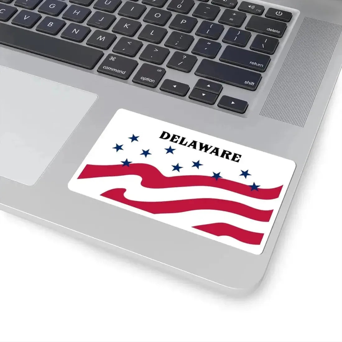 Flag of Delaware County Iowa Sesquicentennial (United States) STICKER Vinyl Kiss-Cut Decal - The Sticker Space