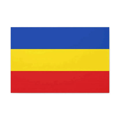 Flag of Delmenhorst Germany - Canvas Wall Art 24″ x 16″ 1.25" - The Sticker Space